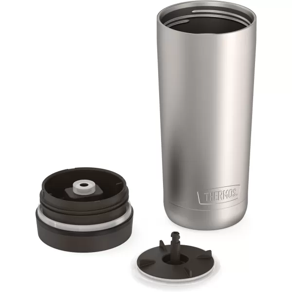 THERMOS ALTA SERIES Stainless Steel Tumbler 18 Ounce Espresso BlackMatte Steel