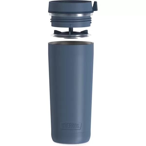 THERMOS ALTA SERIES Stainless Steel Tumbler 18 Ounce Espresso BlackSlate