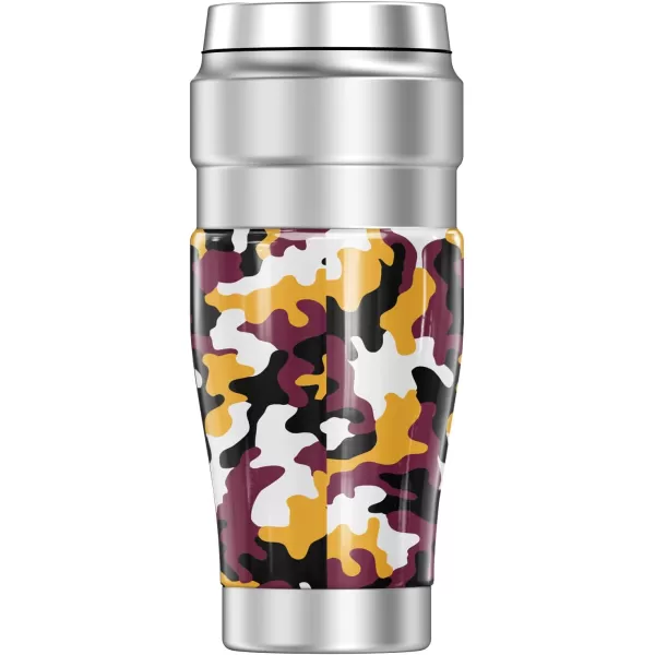 THERMOS ARIZONA STATE UNIVERSITY OFFICIAL TieDye STAINLESS KING Stainless Steel Travel Tumbler Vacuum insulated amp Double Wall 16oz16 oz Tumbler Camo