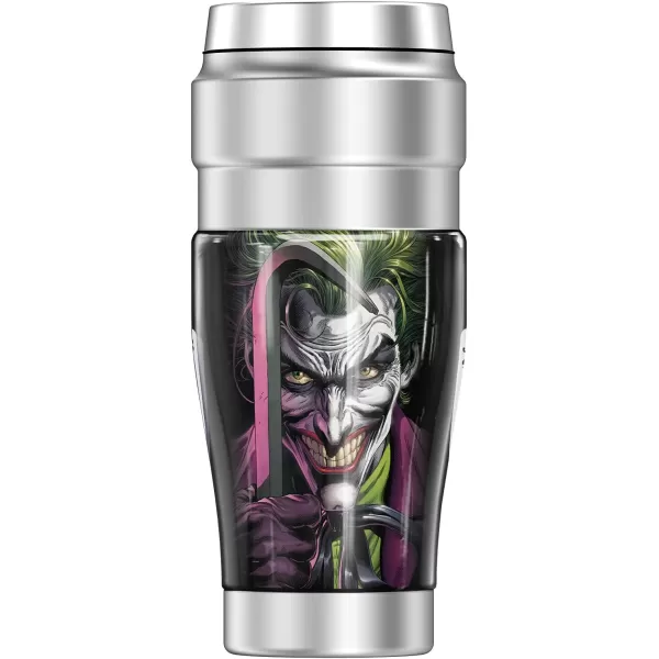 THERMOS Batman Batman vs Joker STAINLESS KING Stainless Steel Travel Tumbler Vacuum insulated amp Double Wall 16ozTHERMOS Batman Batman vs Joker STAINLESS KING Stainless Steel Travel Tumbler Vacuum insulated amp Double Wall 16oz