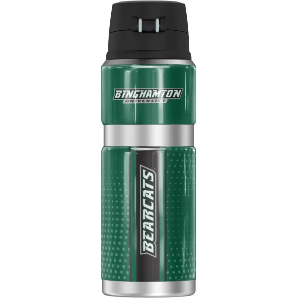 THERMOS Binghamton University OFFICIAL Radial Dots STAINLESS KING Stainless Steel Drink Bottle Vacuum insulated amp Double Wall 24oz24 oz Bottle RADIAL DOTS