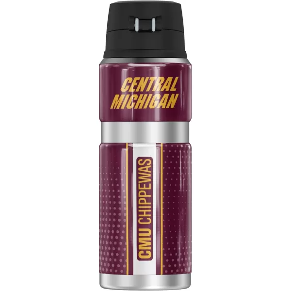 THERMOS Central Michigan University OFFICIAL TieDye STAINLESS KING Stainless Steel Drink Bottle Vacuum insulated amp Double Wall 24oz24 oz Bottle RADIAL DOTS