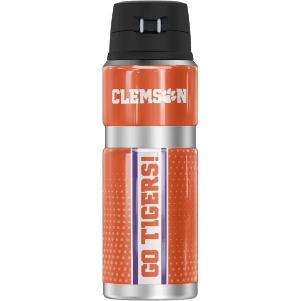 THERMOS Clemson University OFFICIAL Let Em Rip STAINLESS KING Stainless Steel Drink Bottle Vacuum insulated amp Double Wall 24oz24 oz Bottle LET EM RIP