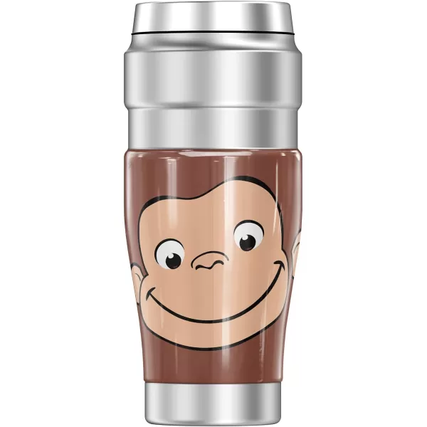 THERMOS Curious George Curious George Big Faces STAINLESS KING Stainless Steel Travel Tumbler Vacuum insulated amp Double Wall 16ozTHERMOS Curious George Curious George Big Faces STAINLESS KING Stainless Steel Travel Tumbler Vacuum insulated amp Double Wall 16oz