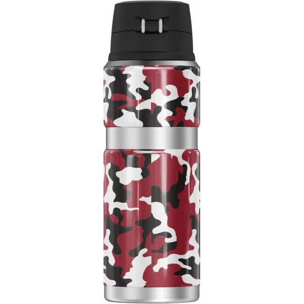 THERMOS Eastern Washington University OFFICIAL TieDye STAINLESS KING Stainless Steel Drink Bottle Vacuum insulated amp Double Wall 24oz24 oz Bottle Camo