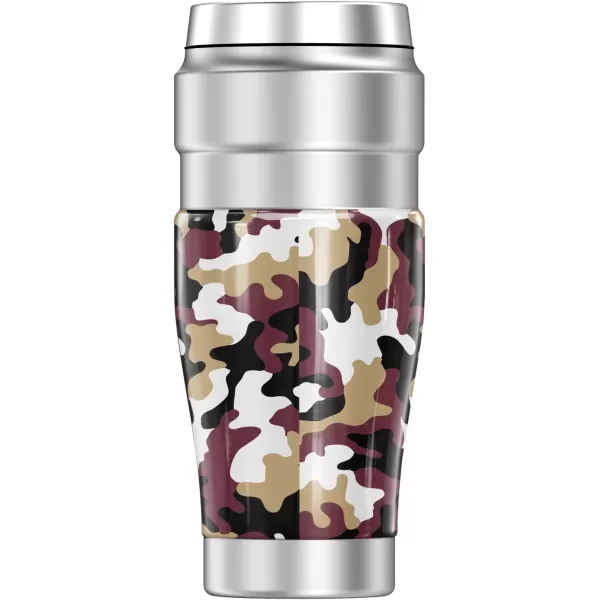 THERMOS FLORIDA STATE UNIVERSITY OFFICIAL Camo STAINLESS KING Stainless Steel Travel Tumbler Vacuum insulated amp Double Wall 16oz16 oz Tumbler Camo