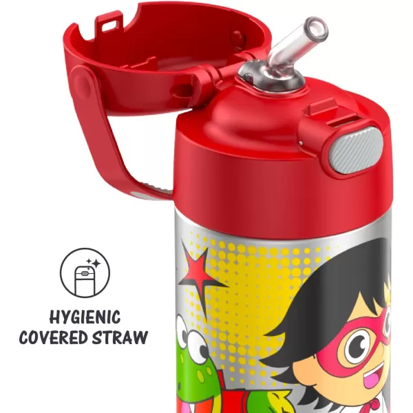 THERMOS FUNTAINER 12 Ounce Stainless Steel Vacuum Insulated Kids Straw Bottle Ryans WorldTHERMOS FUNTAINER 12 Ounce Stainless Steel Vacuum Insulated Kids Straw Bottle Ryans World