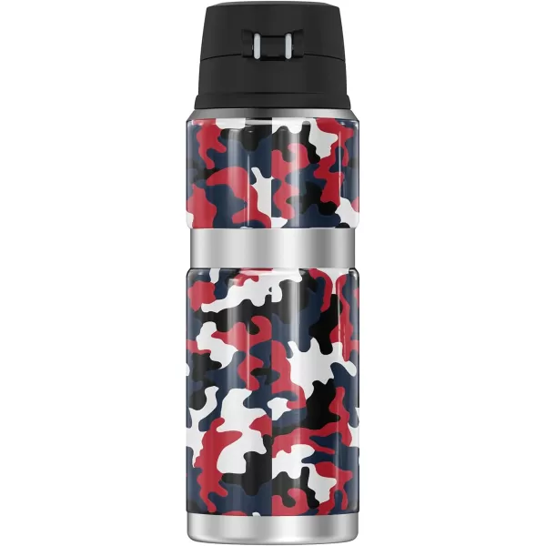 THERMOS Fresno State University OFFICIAL Camo STAINLESS KING Stainless Steel Drink Bottle Vacuum insulated amp Double Wall 24oz24 oz Bottle Camo