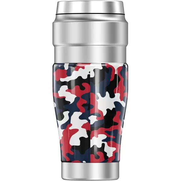 THERMOS Fresno State University OFFICIAL TieDye STAINLESS KING Stainless Steel Travel Tumbler Vacuum insulated amp Double Wall 16oz16 oz Tumbler Camo