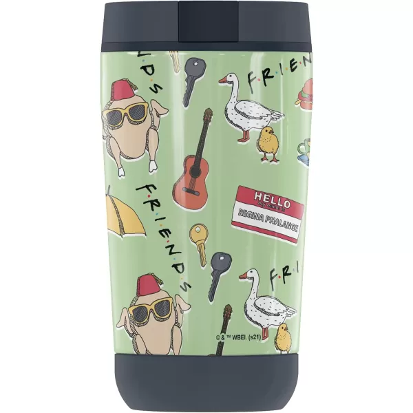 THERMOS Friends Chibi Pattern GUARDIAN COLLECTION Stainless Steel Travel Tumbler Vacuum insulated amp Double Wall 12 oz12 oz Tumbler ICONIC PATTERN