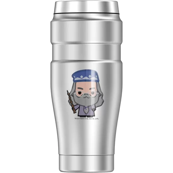 THERMOS Harry Potter Cute Chibi Pattern STAINLESS KING Stainless Steel Travel Tumbler Vacuum insulated amp Double Wall 16oz16 oz Tumbler Dumblesore