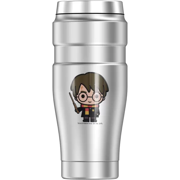 THERMOS Harry Potter Cute Chibi Pattern STAINLESS KING Stainless Steel Travel Tumbler Vacuum insulated amp Double Wall 16oz16 oz Tumbler Harry Potter