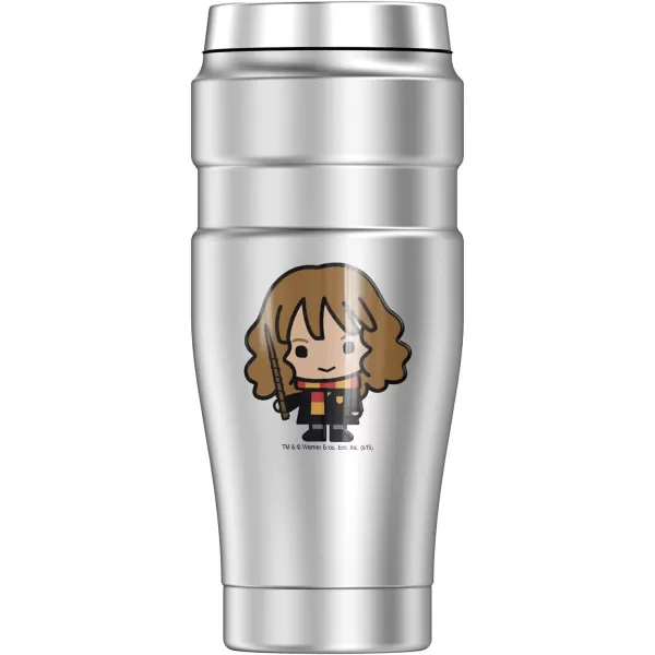 THERMOS Harry Potter Cute Chibi Pattern STAINLESS KING Stainless Steel Travel Tumbler Vacuum insulated amp Double Wall 16oz16 oz Tumbler Hermione