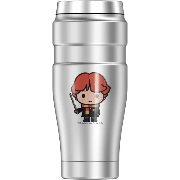 THERMOS Harry Potter Cute Chibi Pattern STAINLESS KING Stainless Steel Travel Tumbler Vacuum insulated amp Double Wall 16oz16 oz Tumbler Ron