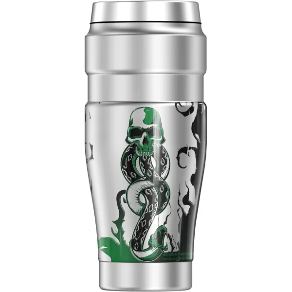 THERMOS Harry Potter Death Eater Mark STAINLESS KING Stainless Steel Travel Tumbler Vacuum insulated amp Double Wall 16ozTHERMOS Harry Potter Death Eater Mark STAINLESS KING Stainless Steel Travel Tumbler Vacuum insulated amp Double Wall 16oz