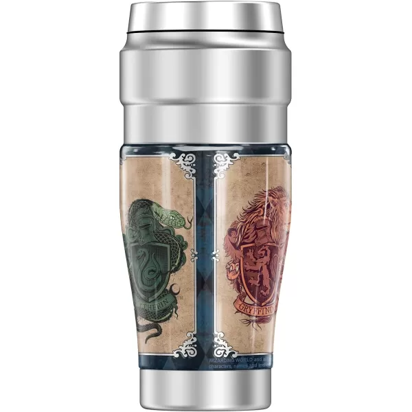 THERMOS Harry Potter Hogwarts Houses STAINLESS KING Stainless Steel Travel Tumbler Vacuum insulated amp Double Wall 16ozTHERMOS Harry Potter Hogwarts Houses STAINLESS KING Stainless Steel Travel Tumbler Vacuum insulated amp Double Wall 16oz