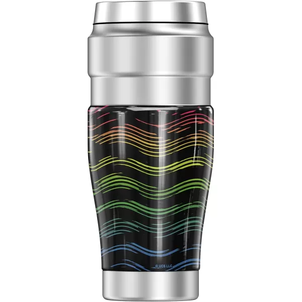 THERMOS Jaws Neon Line Art STAINLESS KING Stainless Steel Travel Tumbler Vacuum insulated amp Double Wall 16ozTHERMOS Jaws Neon Line Art STAINLESS KING Stainless Steel Travel Tumbler Vacuum insulated amp Double Wall 16oz