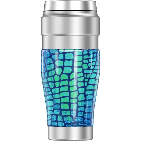 THERMOS Jurassic World Neon Blue Scales STAINLESS KING Stainless Steel Travel Tumbler Vacuum insulated amp Double Wall 16oz16 oz Tumbler NEON BLUE SCALES