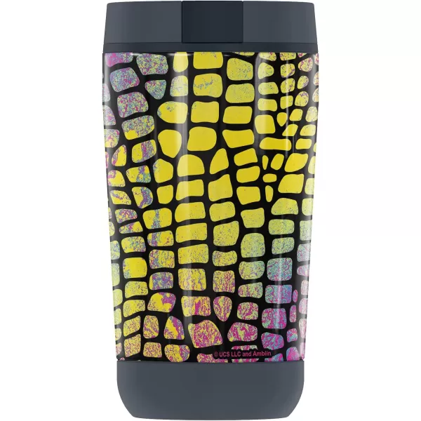 THERMOS Jurassic World Neon Purple Scales GUARDIAN COLLECTION Stainless Steel Travel Tumbler Vacuum insulated amp Double Wall 12 oz12 oz Tumbler NEON CMYK SCALES