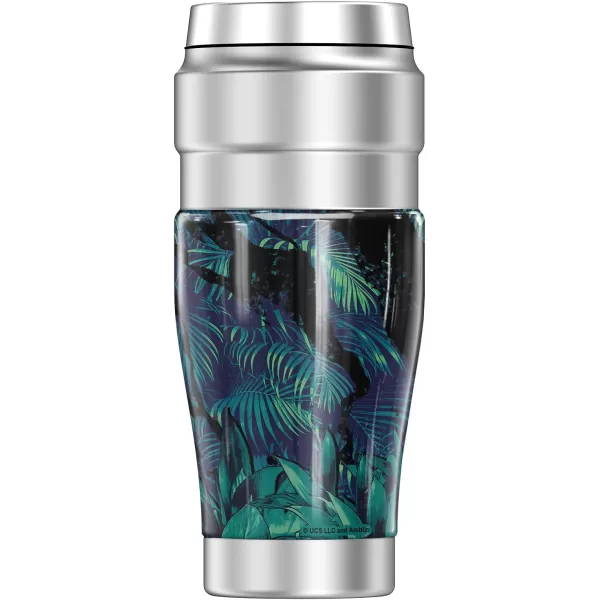 THERMOS Jurassic World Purple Jungle Coin Variation STAINLESS KING Stainless Steel Travel Tumbler Vacuum insulated amp Double Wall 16oz16 oz Tumbler BLUE JUNGLE COIN VARIATION