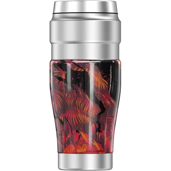 THERMOS Jurassic World Purple Jungle Coin Variation STAINLESS KING Stainless Steel Travel Tumbler Vacuum insulated amp Double Wall 16oz16 oz Tumbler RED JUNGLE COIN VARIATION