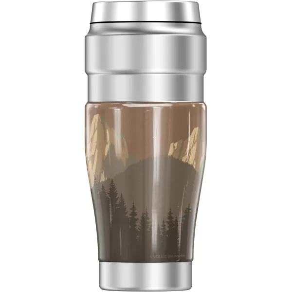 THERMOS Jurassic World Triceratops Observation Committee STAINLESS KING Stainless Steel Travel Tumbler Vacuum insulated amp Double Wall 16oz16 oz Tumbler LET EM ROAM