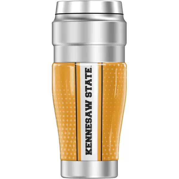 THERMOS Kennesaw State University Official Collection STAINLESS KING Stainless Steel Travel Tumbler Vacuum insulated amp Double Wall 16ozRADIAL DOTS