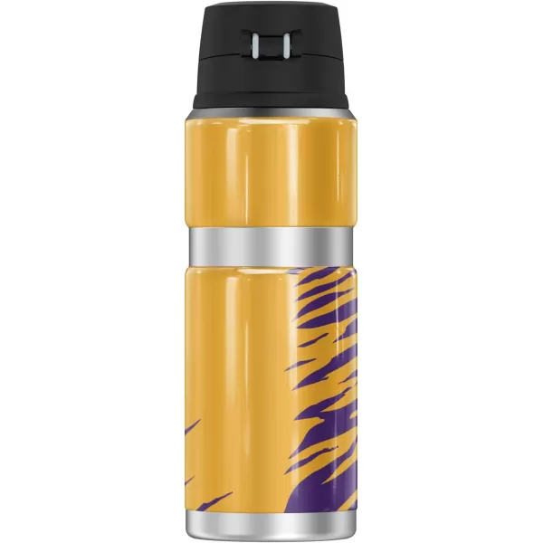 THERMOS LSU Tigers Tiger Stripes STAINLESS KING Stainless Steel Drink Bottle Vacuum insulated amp Double Wall 24ozTHERMOS LSU Tigers Tiger Stripes STAINLESS KING Stainless Steel Drink Bottle Vacuum insulated amp Double Wall 24oz