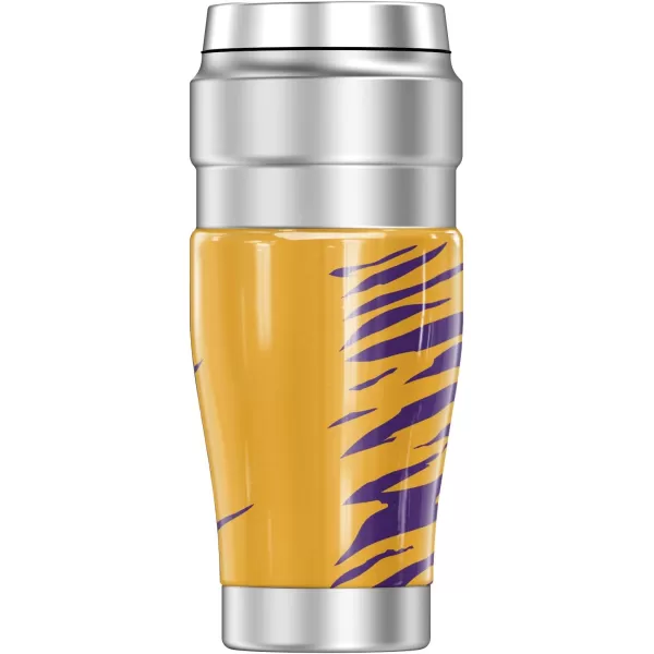 THERMOS LSU Tigers Tiger Stripes STAINLESS KING Stainless Steel Travel Tumbler Vacuum insulated amp Double Wall 16ozTHERMOS LSU Tigers Tiger Stripes STAINLESS KING Stainless Steel Travel Tumbler Vacuum insulated amp Double Wall 16oz