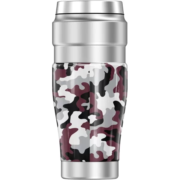 THERMOS MISSISSIPPI STATE UNIVERSITY Official Collection STAINLESS KING Stainless Steel Travel Tumbler Vacuum insulated amp Double Wall 16ozCamo