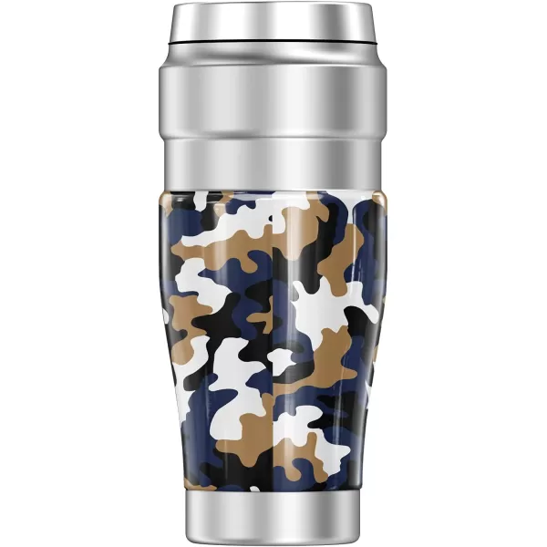 THERMOS Montana State University Official Collection STAINLESS KING Stainless Steel Travel Tumbler Vacuum insulated amp Double Wall 16ozCamo