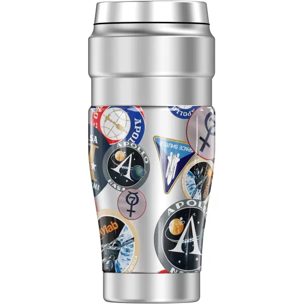 THERMOS Nasa Mission Patch Stickers STAINLESS KING Stainless Steel Travel Tumbler Vacuum insulated amp Double Wall 16ozTHERMOS Nasa Mission Patch Stickers STAINLESS KING Stainless Steel Travel Tumbler Vacuum insulated amp Double Wall 16oz