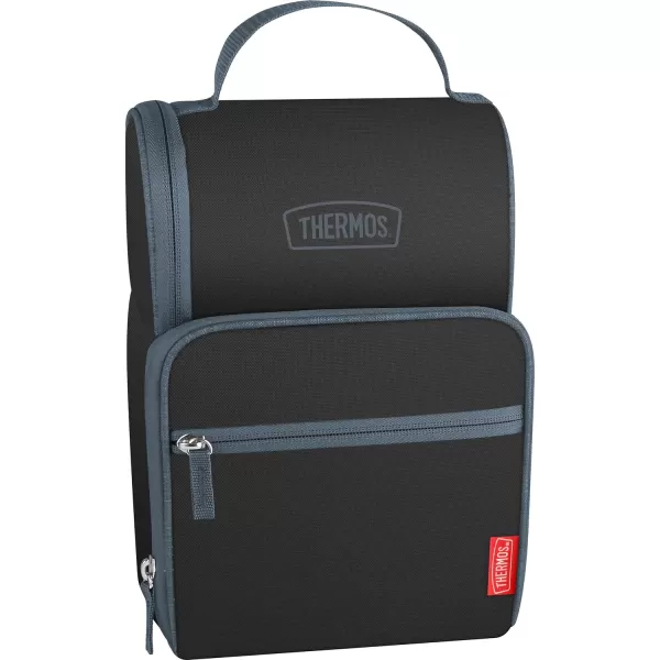 THERMOS Non Licensed Dual Lunch Kit Purple HeartsOne Size Black