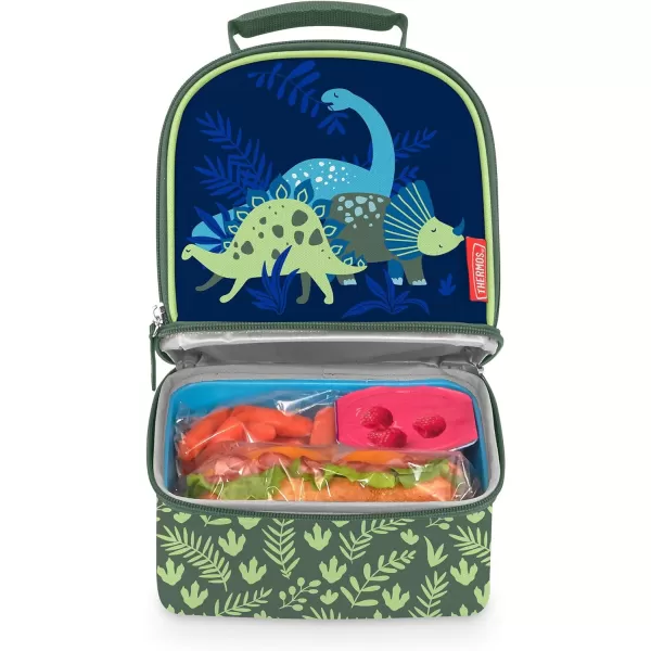 THERMOS NonLicensed Dual Compartment Lunch Box Space UnicornOne Size Dinosaur Kingdom