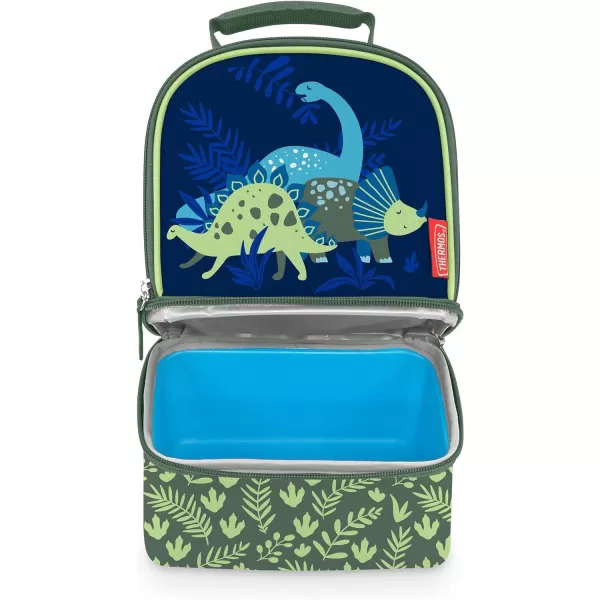 THERMOS NonLicensed Dual Compartment Lunch Box Space UnicornOne Size Dinosaur Kingdom