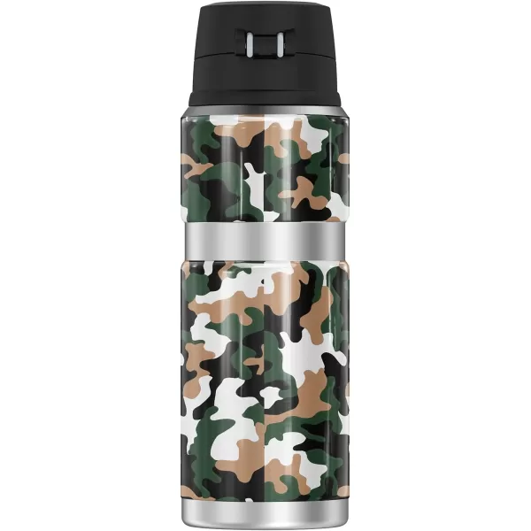 THERMOS Ohio University OFFICIAL TieDye STAINLESS KING Stainless Steel Drink Bottle Vacuum insulated amp Double Wall 24oz24 oz Bottle Camo