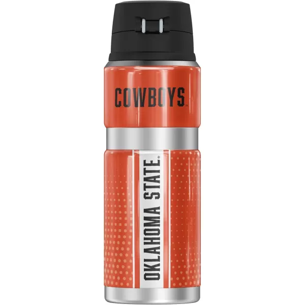 THERMOS Oklahoma State University Official Camo STAINLESS KING Stainless Steel Drink Bottle Vacuum insulated amp Double Wall 24oz24 oz Bottle RADIAL DOTS