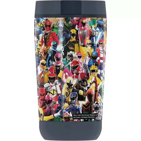 THERMOS Power Rangers Power Rangers Comic Collage GUARDIAN COLLECTION Stainless Steel Travel Tumbler Vacuum insulated amp Double Wall 12 oz12 oz Tumbler CROWD OF RANGERS