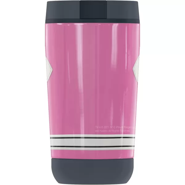 THERMOS Power Rangers Red Ranger Emblem GUARDIAN COLLECTION Stainless Steel Travel Tumbler Vacuum insulated amp Double Wall 12 oz12 oz Tumbler PINK RANGER EMBLEM