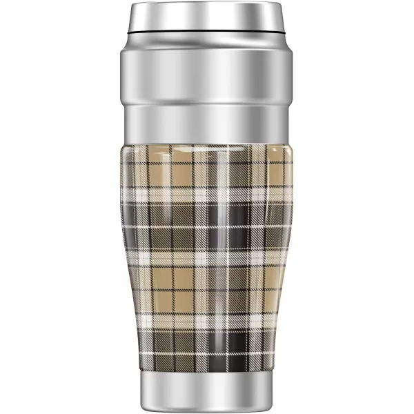 THERMOS Purdue University TieDye STAINLESS KING Stainless Steel Travel Tumbler Vacuum insulated amp Double Wall 16oz16 oz Tumbler PLAID