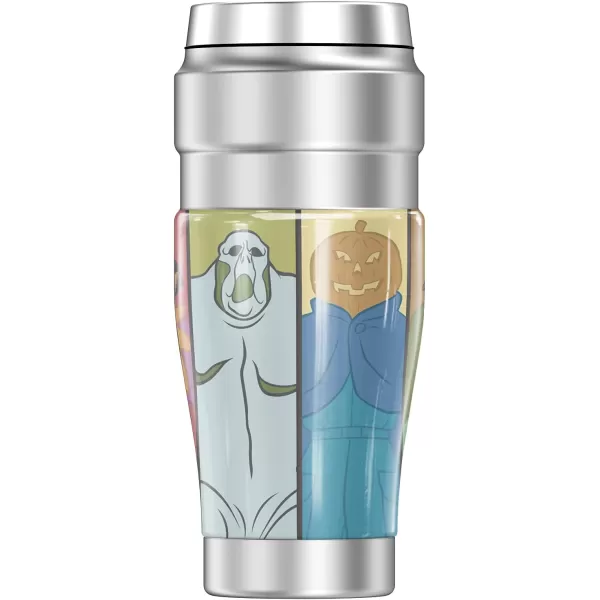 THERMOS ScoobyDoo Bad Guys STAINLESS KING Stainless Steel Travel Tumbler Vacuum insulated amp Double Wall 16ozTHERMOS ScoobyDoo Bad Guys STAINLESS KING Stainless Steel Travel Tumbler Vacuum insulated amp Double Wall 16oz