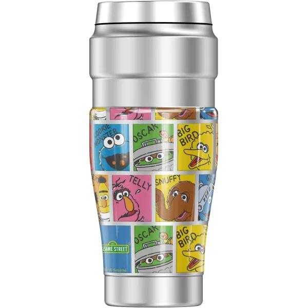 THERMOS Sesame Street Character Named Blocks STAINLESS KING Stainless Steel Travel Tumbler Vacuum insulated amp Double Wall 16ozTHERMOS Sesame Street Character Named Blocks STAINLESS KING Stainless Steel Travel Tumbler Vacuum insulated amp Double Wall 16oz