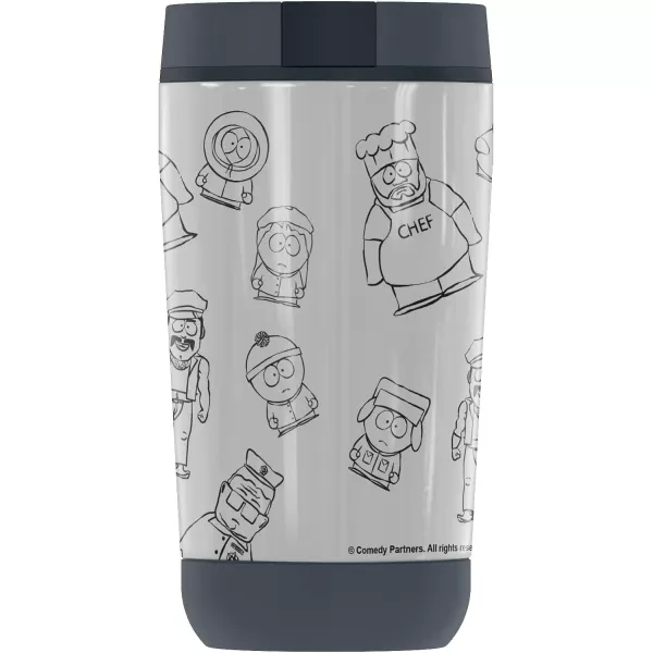 THERMOS South Park Cartman Stan Kyle Kenny Town Pose GUARDIAN COLLECTION Stainless Steel Travel Tumbler Vacuum insulated amp Double Wall 12 oz12 oz Tumbler SOUTH PARK SKETCHED