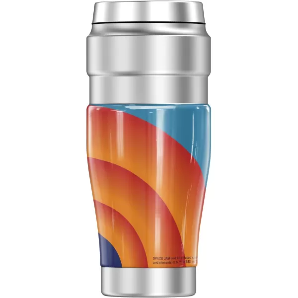 THERMOS Space Jam A New Legacy Logo STAINLESS KING Stainless Steel Travel Tumbler Vacuum insulated amp Double Wall 16oz16 oz Tumbler TOON SQUAD