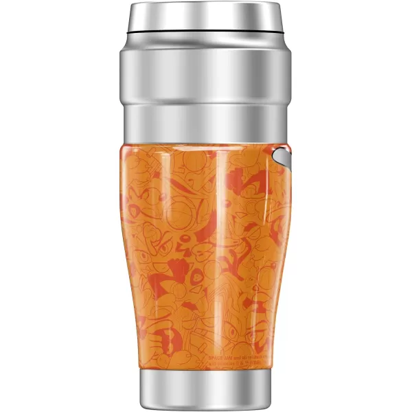 THERMOS Space Jam A New Legacy Metallic Daffy STAINLESS KING Stainless Steel Travel Tumbler Vacuum insulated amp Double Wall 16oz16 oz Tumbler LOLA