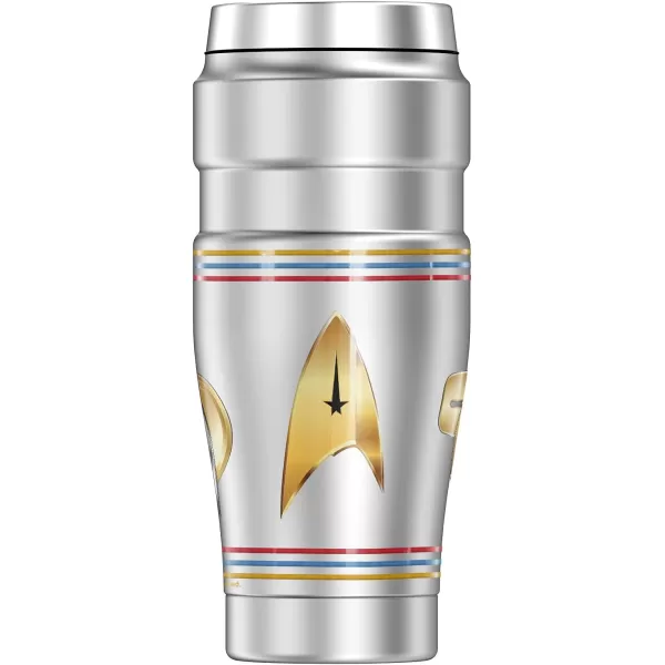 THERMOS Star Trek Delta Shields Through Time STAINLESS KING Stainless Steel Travel Tumbler Vacuum insulated amp Double Wall 16ozTHERMOS Star Trek Delta Shields Through Time STAINLESS KING Stainless Steel Travel Tumbler Vacuum insulated amp Double Wall 16oz