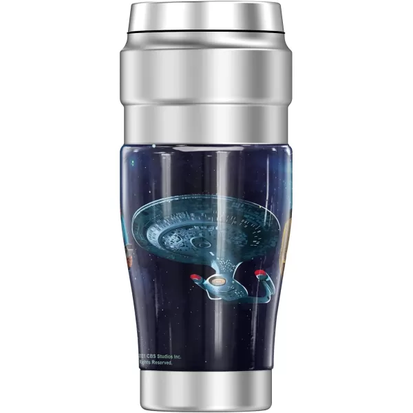 THERMOS Star Trek Next Generation Crew STAINLESS KING Stainless Steel Travel Tumbler Vacuum insulated amp Double Wall 16ozTHERMOS Star Trek Next Generation Crew STAINLESS KING Stainless Steel Travel Tumbler Vacuum insulated amp Double Wall 16oz