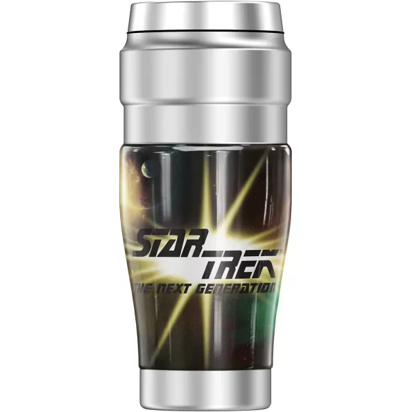 THERMOS Star Trek Next Generation Enterprise STAINLESS KING Stainless Steel Travel Tumbler Vacuum insulated amp Double Wall 16ozTHERMOS Star Trek Next Generation Enterprise STAINLESS KING Stainless Steel Travel Tumbler Vacuum insulated amp Double Wall 16oz