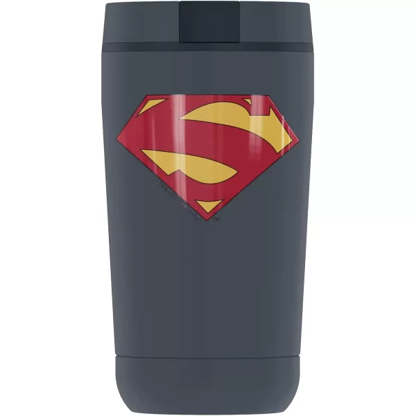 THERMOS Superman New 52 Shield Logo GUARDIAN COLLECTION Stainless Steel Travel Tumbler Vacuum insulated amp Double Wall 12oz12 oz Tumbler 52 Shield Logo