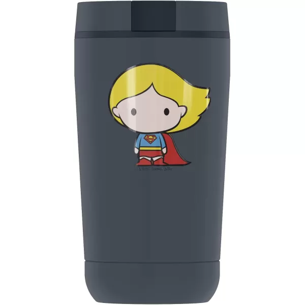 THERMOS Superman Supergirl Cute Chibi GUARDIAN COLLECTION Stainless Steel Travel Tumbler Vacuum insulated amp Double Wall 12oz12 oz Tumbler Supergirl